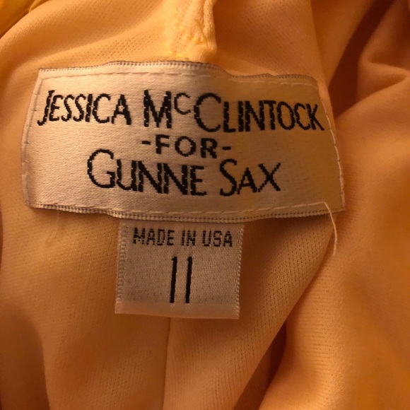 Women’s Floor-length Evening Gown - Jr 11 - Gold - Picture 3 of 3